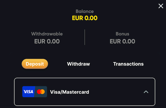 Insättning och begär bonus